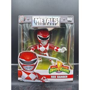 Mighty Morphin Power Rangers RED RANGER Action Figure Die Cast Metal Jada Toys.